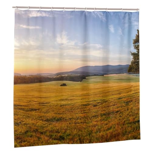 Rideau de douche en polyester premium à œillets métalliques durables - 3