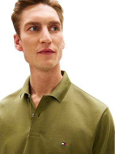 Image of Tommy Hilfiger Mens Short Sleeve Casual Polo Shirts in Regular Fit with Liquid Cotton