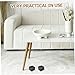 SOLUSTRE 8pcs Non Slip Furniture Pads Desk Leg Risers for Tables Chairs Beds No Tools Needed Rubber Polypropylene Decor