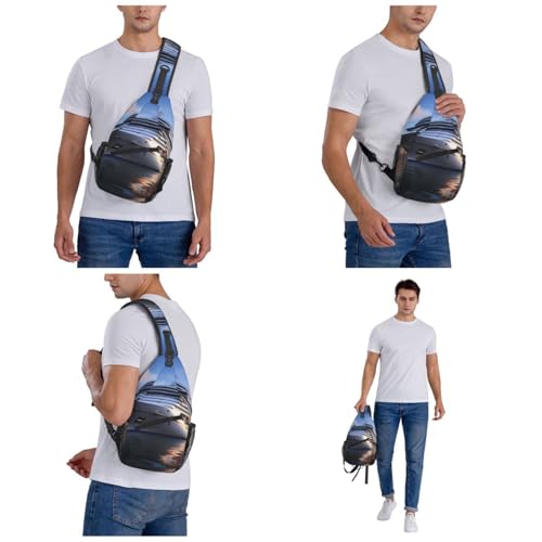 Mochila cruzada deportiva mochila para hombre y mujer miniatura 7