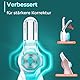 TENICORE Hallux Valgus Korrektur Einstellbarer Knopf Hallux Valgus Schiene Zehenspreizer für Großzehe Begradigen 1 Stück Dick Silikon Zehentrenner Aktualisierte Fassung