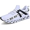 Acreat Herren Laufschuhe Turnschuhe Atmungsaktive Sportschuhe Leichte Running Schuhe Bequeme Fitnessschuhe Casual Sneaker,1