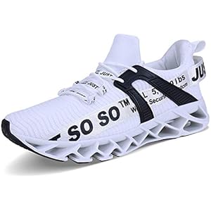 Acreat Herren Laufschuhe Turnschuhe Atmungsaktive Sportschuhe Leichte Running Schuhe Bequeme Fitnessschuhe Casual Sneaker,1