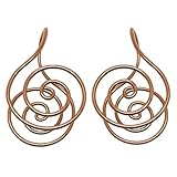 Anello in rame con palma Reiki, a spirale, polsini in rame fatti a mano per lavori con cristalli, manifestazione e bilanciamento dei chakra, meditazione, per donne e uomini, Rame, No.