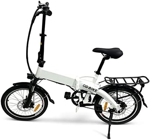 COMFYGO Futuro Electric Bike,Lightweight Folding Motor Ebikes,Electric Bicycle for Adults,Bicicleta Electrica para Adultos,Road City Bike,350 W 20 * 1.95 Fat Tire E Bikes,7 Speed Shifter,22 Mph Ebike