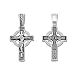 Produktbild NKlaus 925er Sterlingsilber Silber Kruzifix Kreuz Orhodox Anhänger russisch 4709 Taufe