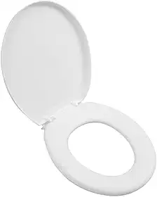 Assento Sanitário Almofadado, Astra, Branco