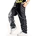 QBO Men's Hip Hop Embroidery Baggy Jeans Denim Loose Trousers-US 36/tag 38