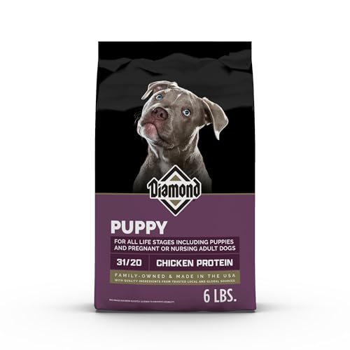 Diamond Puppy 31/20 High Protein Formula for All Life Stages Including Puppies and Pregnant and Nursing Adult Dogs Dry Food 6lb
