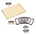 uxcell Metal Label Holders, 83x30mm 20pcs File Name Card Tag Label Holder Frame for Office Library Drawer Cabinet Shelves, Copper Tone