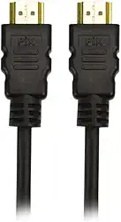 PIX Cabo Hdmi 2.0 4K Hdr 19P 10M Pix Gold, Preto