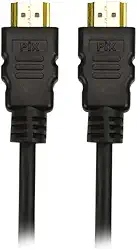 PIX Cabo Hdmi 2.0 4K Hdr 19P 10M Pix Gold, Preto