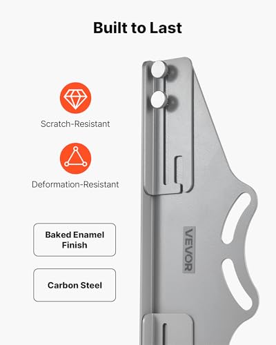 Image of VEVOR Wheel Alignment Tool, 2 PCS Carbon Steel Heavy Duty Toe & Camber Alignment Plates with Digital Angle Finder, 2 Measuring Tapes, Accurate Automotive Wheel Tools for Home Use, Fits Car Truck SUV