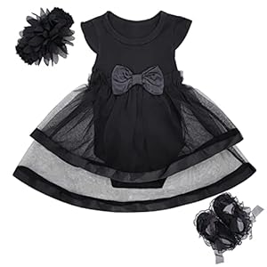 Niyage Baby Girls Clothes Dress Flowers Romper Sets Infant Tutu Bodysuit Party Outfits