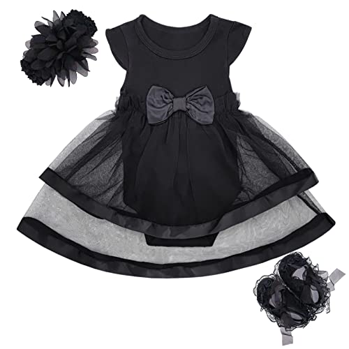 Niyage Baby Girls Clothes Dress Flowers Romper Sets Infant Tutu Bodysuit Party Outfits