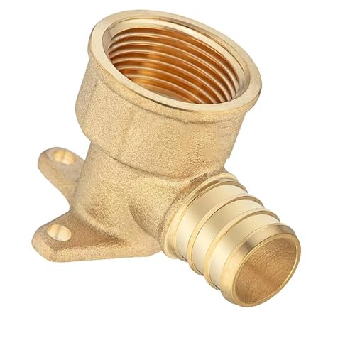 1/2 Pollici 3/4 Pollici a Crimpare Goccia Orecchio Gomito Raccordo Portatile in Metallo a Tenuta Connettore a Crimpare Facile Da Installare Goccia Orecchio Gomito Idraulico