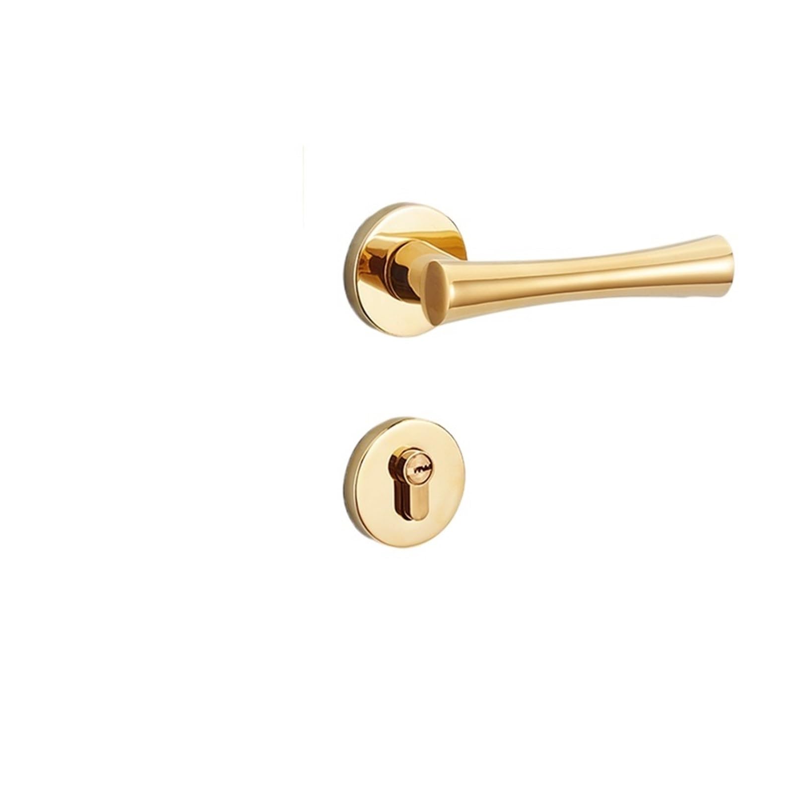 NYRXRYTCA PVD Split Lock Indoor Door Lock Copper core Magnetic Suction Silent Bedroom zinc Alloy Handle Lock Light Luxury Door Lock(Type A PVD zinc alloy split lock)
