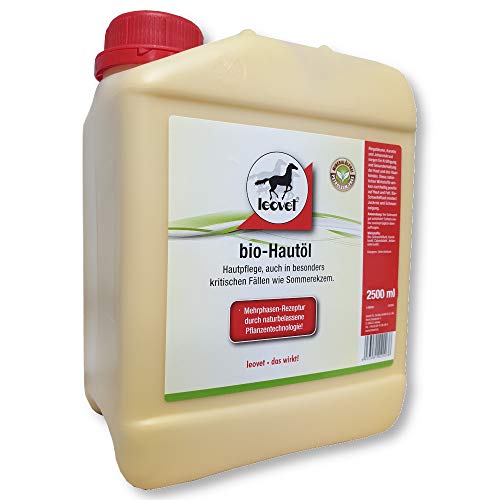 LEOVET BIO HAUTOEL 2500 ml soin de la peau pour chevaux