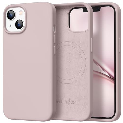 Image of GolbinBox Magnetic for iPhone 13 /14 Case, Silicone Cover, Light Taro