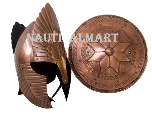 NauticalMart King Elendil Armour Helmet Halloween Costume Medieval Knight Crusader With Shield