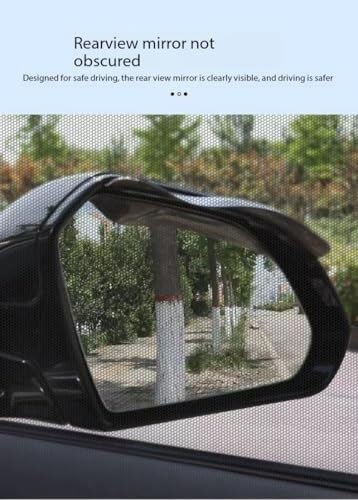 Sonnenschutz Auto Auto-Seitenfenster-Sonnenschutz Für Grand Für Scenic, dehnbares, atmungsaktives Netzmaterial, Autozubehör