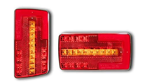 Feux arrière LED néon 12V 24V clignotant dynamique pour camion et camping-car