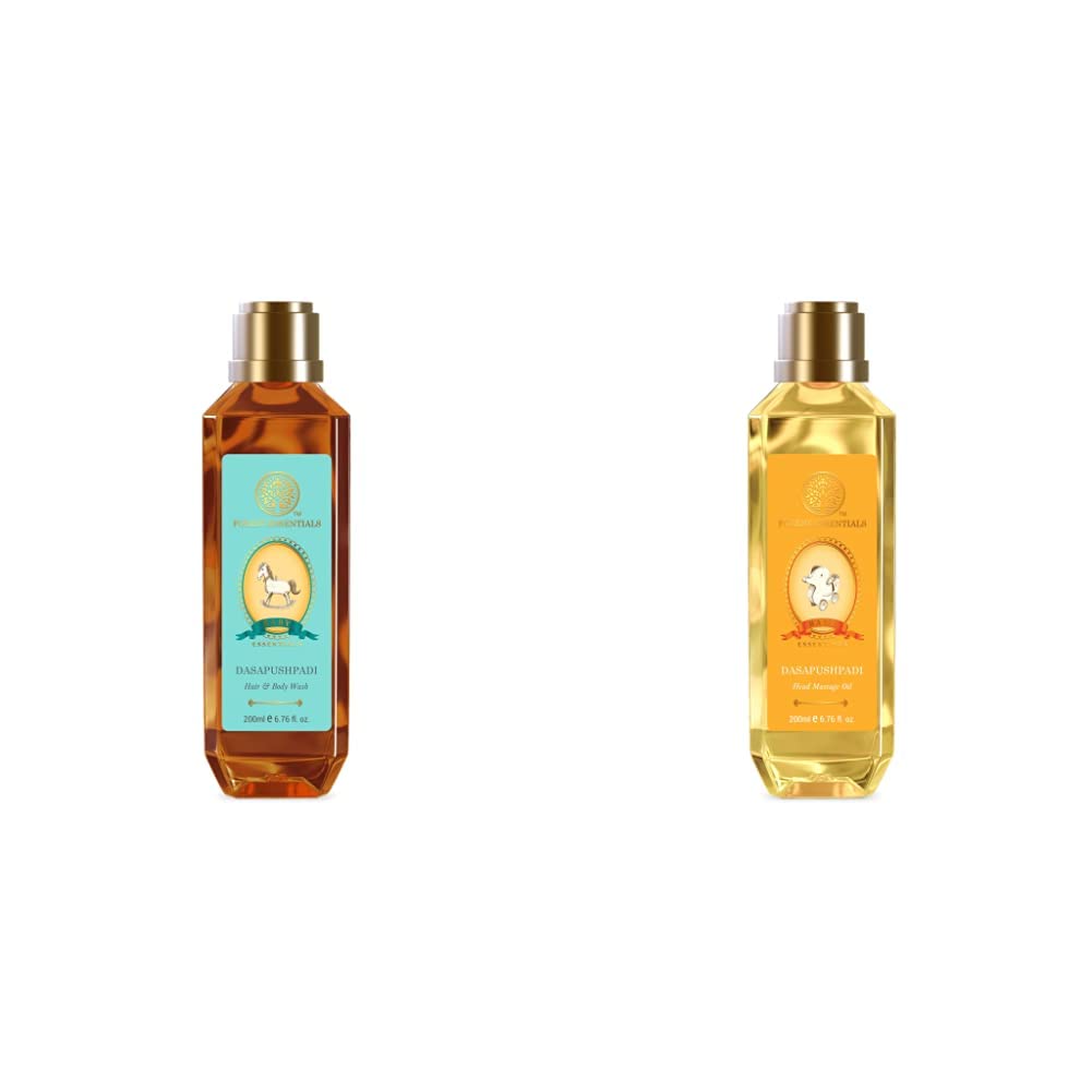 Forest Essentials Dasapushpadi Baby Hair and Body Wash, 200ml & Forest Essentials Dasapushpadi Baby Head Massage Oil, 6.67 Fl Oz-picture-28