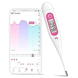 Femometer Vinca Lite Basalthermometer, Digitales Fruchtbarkeitsthermometer Fruchtbarkeitsmonitor für Eisprung Zykluskontrolle, kein Bluetooth (Rosa)
