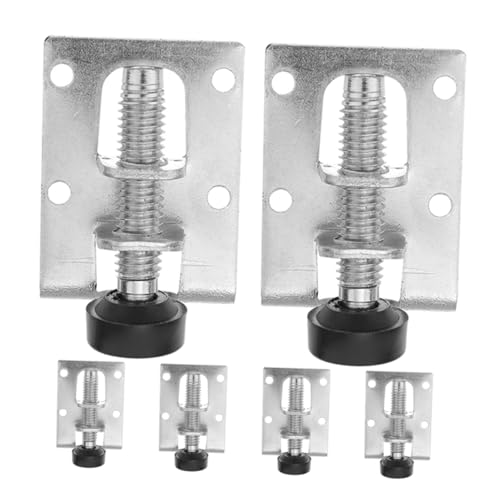 jojofuny 6stücke Teiliges Verstellbare Möbelfüße Aus Langlebige Höhenverstellbare Metallfüße Für Tisch Schrank Werkbank Rutschfest Einfache Montage Für Unebene Böden