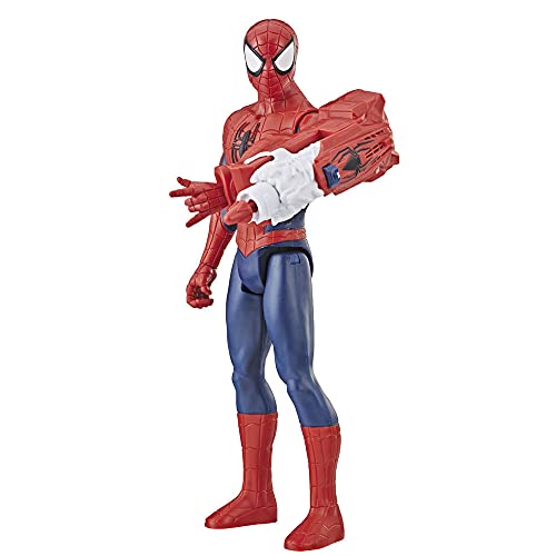 Boneco Titan Homem Aranha Power Fx 2.0, Spider-Man, E3552, Vermelho/Azul
