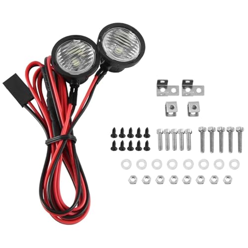 Luces coche RC TRX4 Axial SCX10 90046 accesorios foco led escala uno a diez 2