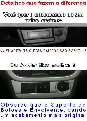 Moldura Fiamon 2 Din Vw G5 Saveiro Cross Preta