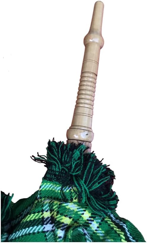 MCWILLIAMS Bagpipe, Mini Miniature Authentic Kids Toy Bagpipe - Learn and Play Scottish Music (IRISH GREEN) - Image 3
