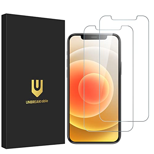 Unbreakcable Screen Protector For Iphone 12 Iphone 12 Pro 6.1" 2 Pack - Double Defence Series 9H Hardness Hd Tempered Glass Screen Protector For Iphone 12 Pro/ 12 [Not Inclueded Installation Frame] #TOP10