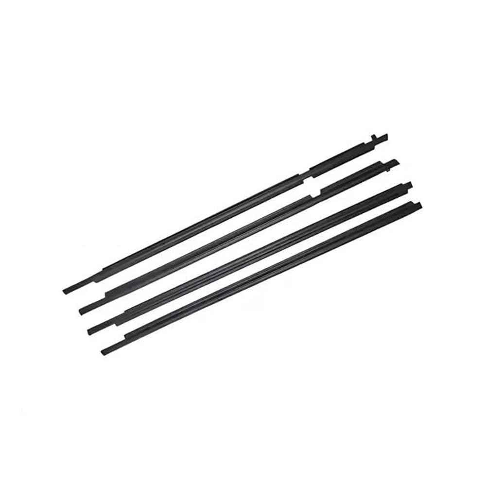 Mltlkppvng 4Pcs A Set Car Seal Strip 4Pcs Black For Lexus For Gx470 2003-2009 Car Weatherstrip Window Molding Trim Glass Seal Belt