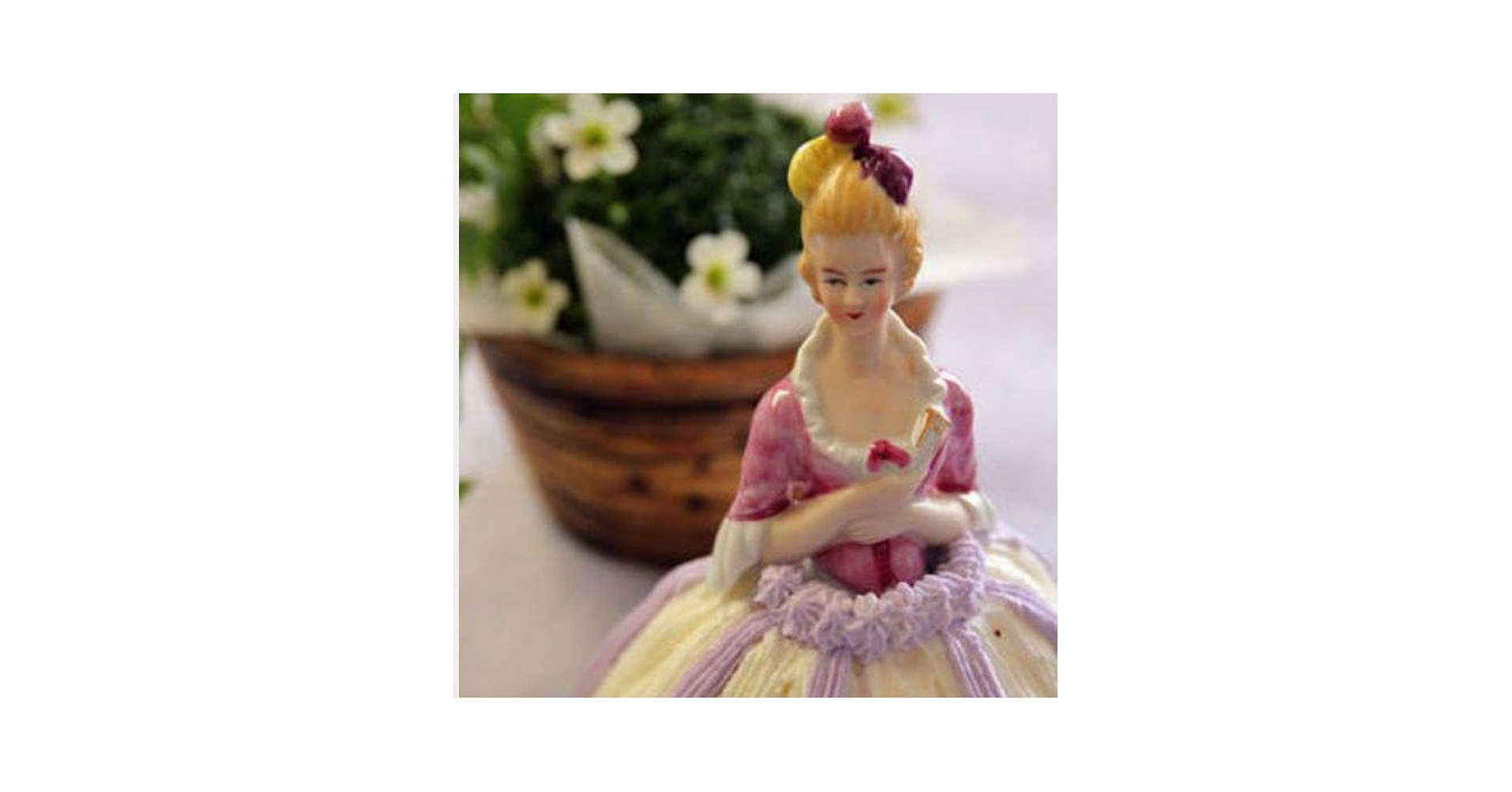 Amazon.co.jp: ドールケーキ スカートケーキ ドールピック 陶器