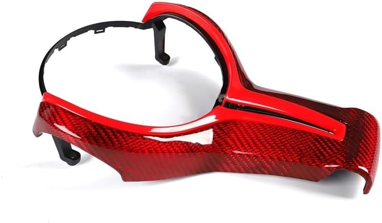 Carbon Fiber Steering Wheel Din Replacement Complete Red Carbon Fiber/Red For BMW M Series F87 F80 F82 F10 F06 F12 F13 F15 F16 2011-2018 Car Accessories(Red carbon fiber)