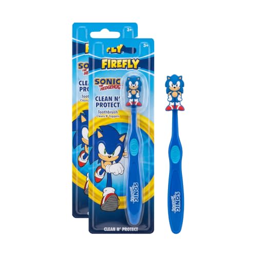 FIREFLY Sonic The Hedgehog Toothbrush, Ages 3+ | Premium...