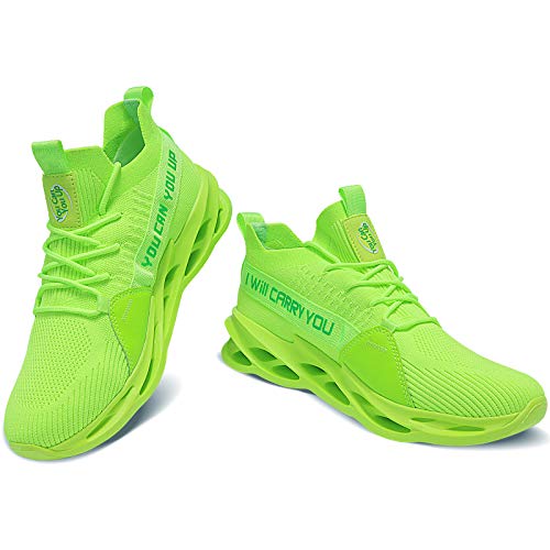 XINBANG Men's Running Shoes Non Slip Athletic Tennis Walking Blade Type Gym Sneakers