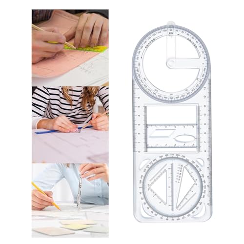 Jashgop Store Jashgop Multifunctional Geometric Ruler Mathematics - Image 3