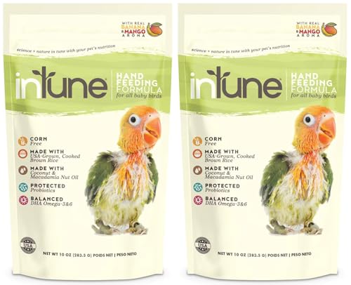 Higgins Groups Intune Natural Hand Feeding Baby Bird Food, 10