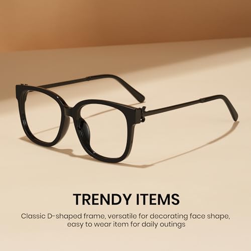 Image of Cyxus Wellington Eyeglasses for Women Men with Blue Light Blocking UV Protection Stylish Eyewear 8234