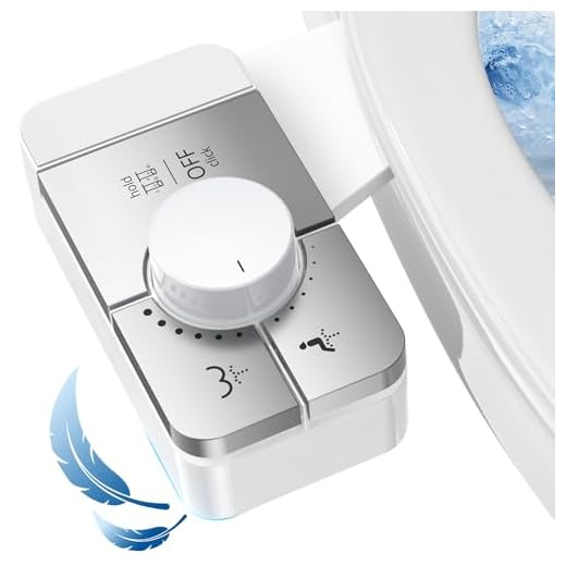 Veken Bidet Attachment for Toilet - Ultra-Slim Self Cleaning Fresh Cold Water Sprayer Bidets for Existing Toilets Seat Baday Beday Badette Bedette with Dual Nozzle for Feminine and Posterior Wash