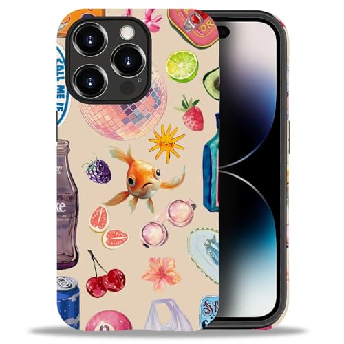 artslion für iPhone 15 Hülle Stoßfest rutschfest, Kamera Sch