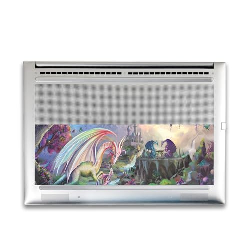 Image of Gaming Skin Compatible with HP Envy x360 16 inch (2023) - Dragon Paradise - Premium 3M Vinyl Protective Wrap Decal Cover - Easy to Apply | Crafted in The USA by MightySkins