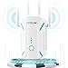 WiFi/WLAN günstig Kaufen-COTDLNK 2024 WLAN Verstärker für zu Hause WLAN Repeater WiFi Booster 1200Mbit/s WiFi Internet Verstärker mit Ethernet-Anschluss Dualband 2,4 GHz und 5 GHz, EU-Stecker