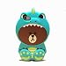 [CaserBay] iPhone 7 Plus 5.5" 3D Cute Dinosaur Hat Brown Bear Cartoon Kawaii Soft Silicone Ultra Thick Rubber Case Cover (Dinosaur Bear For iPhone 7 Plus 5.5")