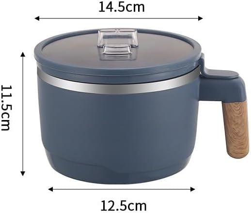 Portable Ramen Bowl Instant Noodles Pot Serving(D) image 4