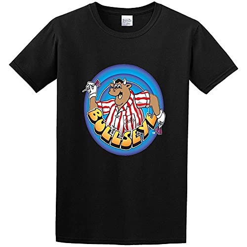 JC KOO Rare Bullseye Retro Darts TV Show Jim Bowen Bully O Neck Men T Shirt M
