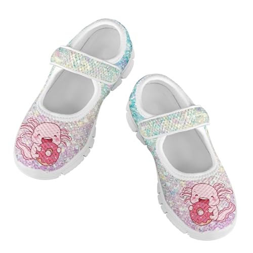 Girls Dress Shoes Mary Jane Flats Round Toe Ballet Flats School Wedding Party Shoes for Little Kid/Big Kid